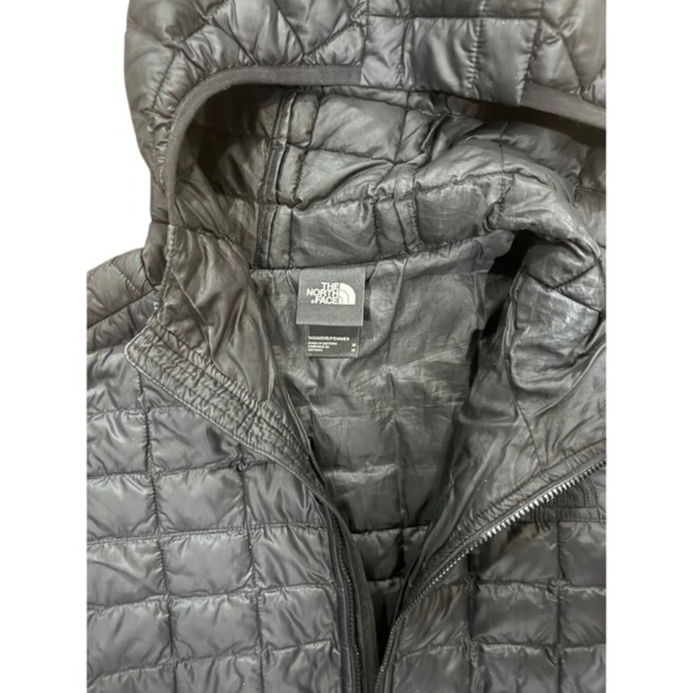 The North Face Thermoball Eco Hooded Puffer Jacket Lightweight Black M